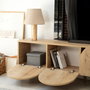 Hanah Home Mesta - Sapphire Oak v2 Soporte para TV Roble